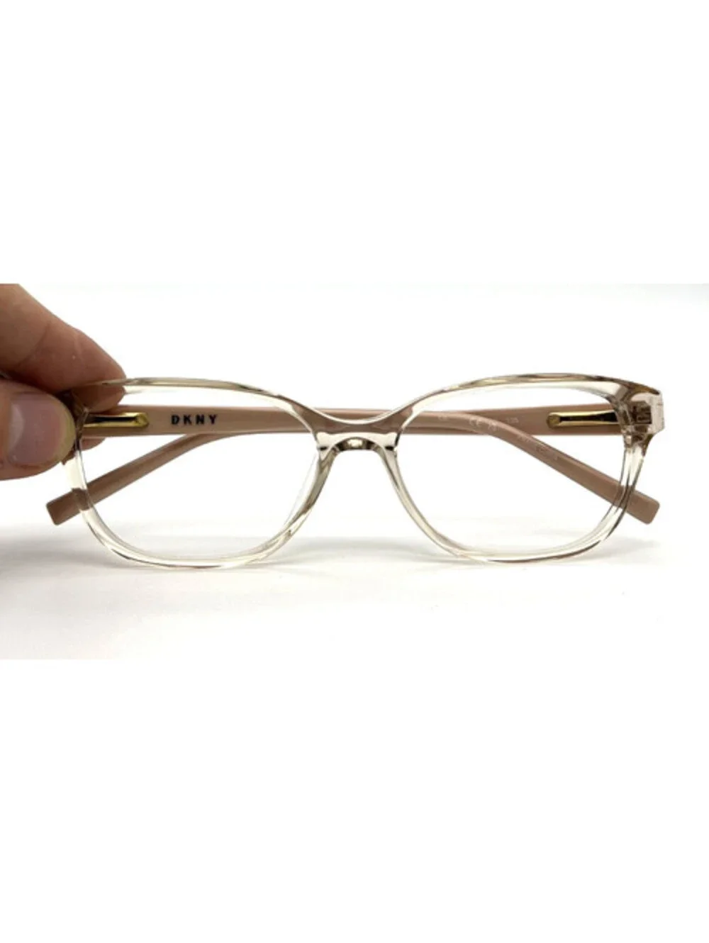 Dkny DK5010 280 Matte Nude Rectangle Authentic Eyeglass Frames 52-15-135